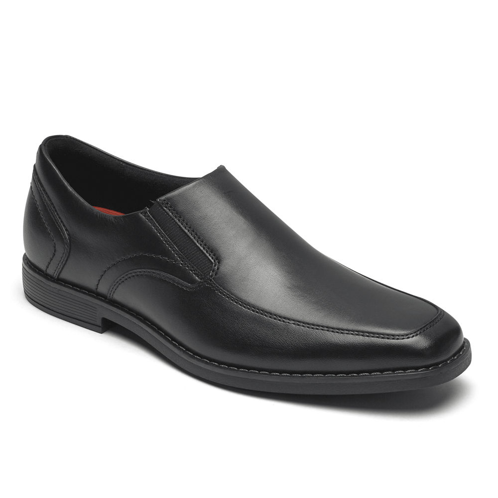 Rockport Mens Slayter Bike Shoe - Slip-On Black - SBR491328